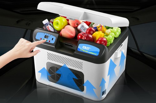 220V 26L Portable Car Fridge Compact Refrigerator AC/DC+LED Display 12V/24V - Picture 3 of 7