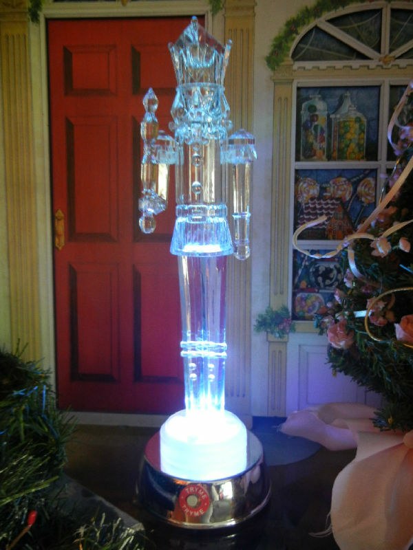ANIMATED COLOR CHANGING CRYSTAL * NUTCRACKER KING * MUSICAL CHRISTMAS ...
