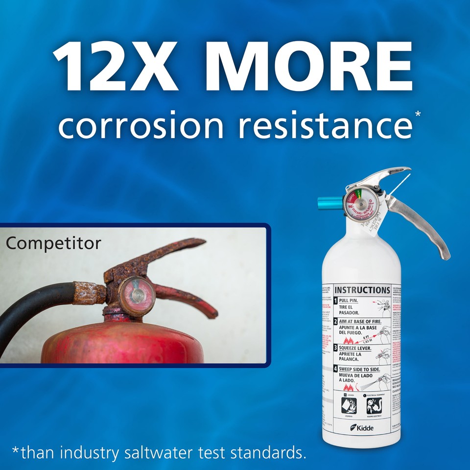 Kidde Boat Fire Extinguisher, 5BC Rated, with Mounting Bracket eBay