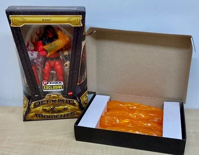 WWE - Kane Wrestling Figur mit FLAMMEN - Mattel Defining Moments **Brandneu**