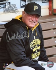 Clint Hurdle Autographed Pittsburgh Pirates 8x10 Photo - MLB Hologram