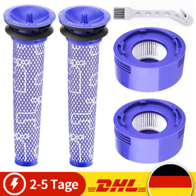2+2 Filter Für Dyson V8 8+ V7 Animal Absolute Pro Vor / Nachmotorfilter Ersatz