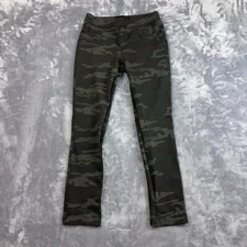 Sanctuary X Anthropologie Leggings Womens Sz S Green Camo Grease Stretch Pull On