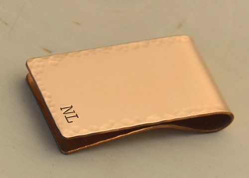 personalized copper money clip - Picture 5 of 5