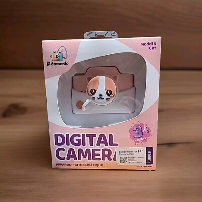 Kids digital camera and camcorder, touch screen, silicone case, 32GB memory card