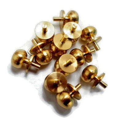 Dolls House Door Knob Clock Model Solid Brass Miniature Handles Free Post
