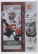 2013-14 Panini Playoff Contenders Gold 63/100 Curtis Glencross #89 a3q