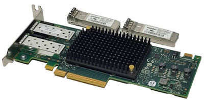 Emulex LPE31002-M6 2-Port 16GB Fibre Channel Network Card Low Profile with SFPs