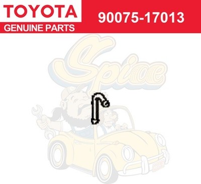 9007517013 Toyota Original GELENK, SCHEINWERFERREINIGERKRÜMMER NR.1 90075-17013