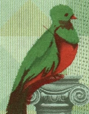 Guatemala commemorative 1 Quetzal 2023 (2024) P-129 UNC bird Tikal GT0129XX80300