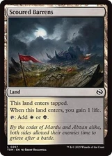 Scoured Barrens  267  MTG  NM Tarkir: Dragonstorm