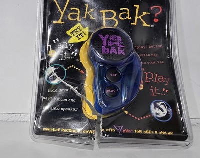 Vintage 1994 YES Yak Bak Toy Original 90s Toys Green Recording J1