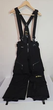 Klim Gore-tex Technical Riding Black Snow Pants Bibs Snowmobile Size Small
