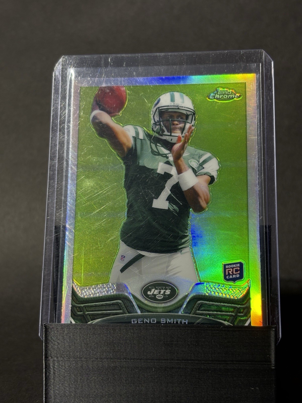 2013 Topps Chrome Geno Smith RC Refractor Rookie #21 Jets