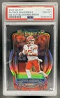 2022 Select Patrick Mahomes II Black and Red Prizm Die Cut Club #251 PSA 10