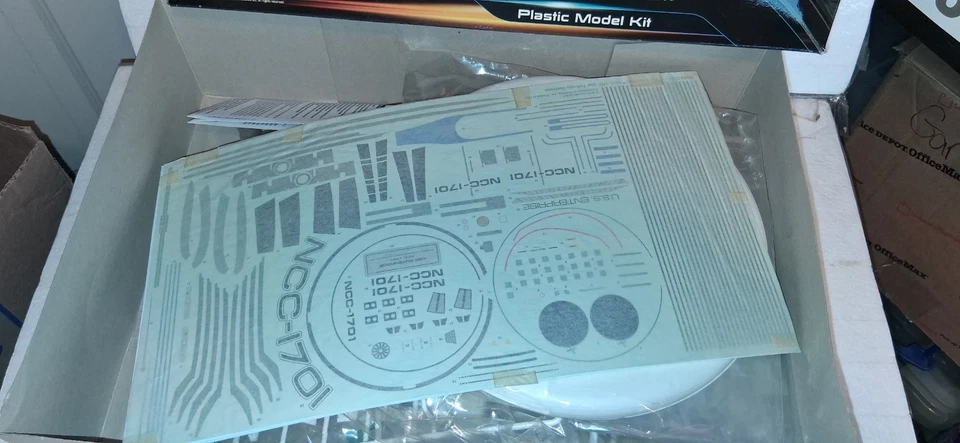 NIOB INCOMPLETO SIN INSTRUCCIONES/INICIADO REVELL 04882 1/500 MODELO EMPRESARIAL ENVÍO Foto 3 de 4