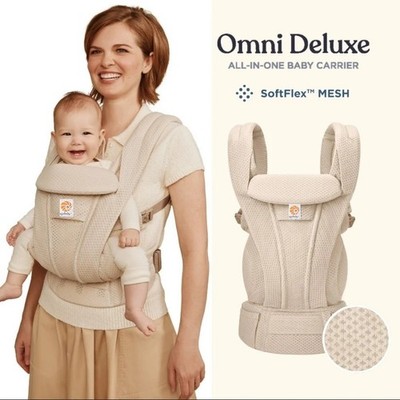 Egobaby Omni Deluxe Breeze Baby Carrier 360 Ergonomic Waist Belt Sling