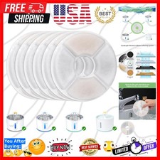 Round Replacement 6 Pack | Carbon Filters for 81oz/2.4L Round Stainless Steel...