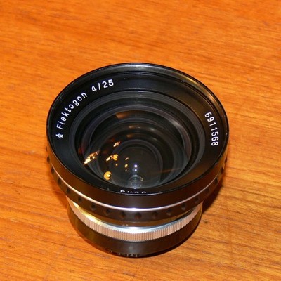 Carl Zeiss JENA Flektogon f4 25mm M42 Pentax Praktica Screw Mount Made GERMANY