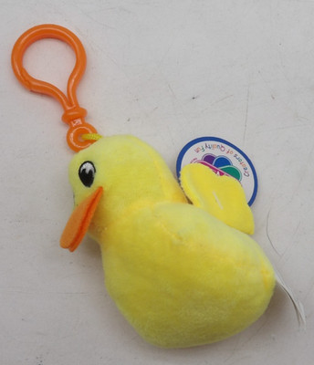 Nanco Duck Backpack Clip Plush Stuffed Animal Toy 3.5'' w/tag
