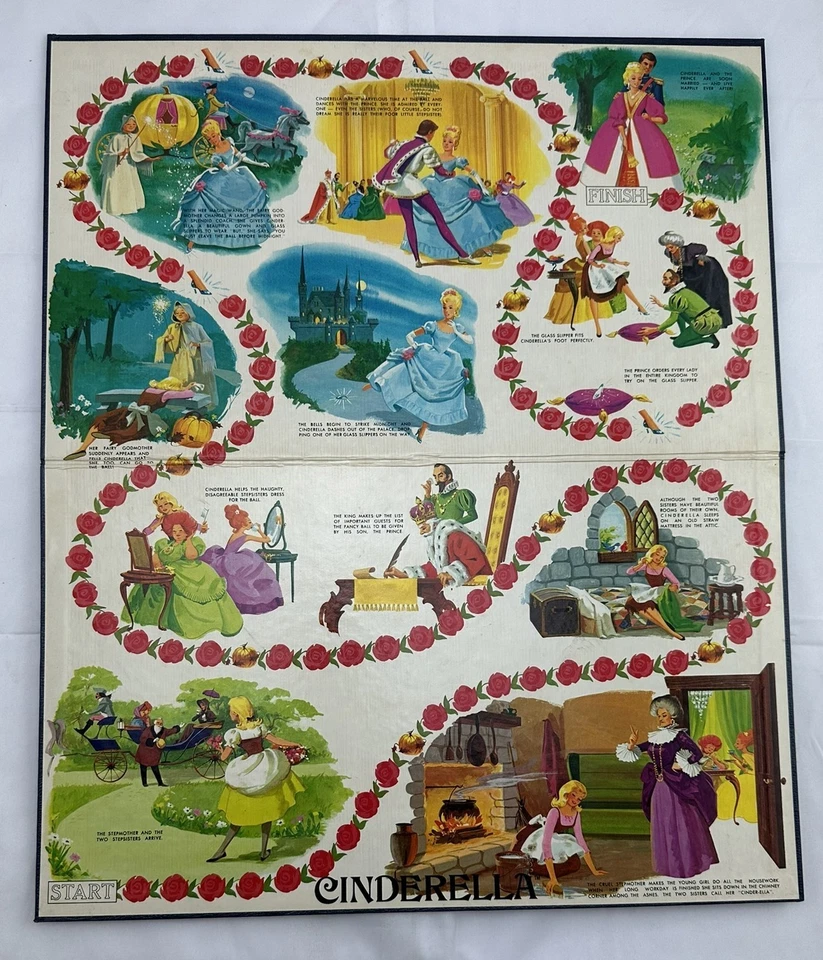 1975 Cinderella Game by Cadaco Complete in Good Condition FREE SHIPPING - Image 4 of 4