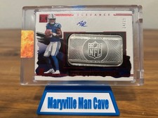 2024 Panini Elegance Anthony Richardson Auto 14/19 1oz Silver Bar NFL Card