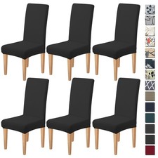 High Stretch Chair Covers for Dining Chairs, Washable Dining Chair Covers Set...