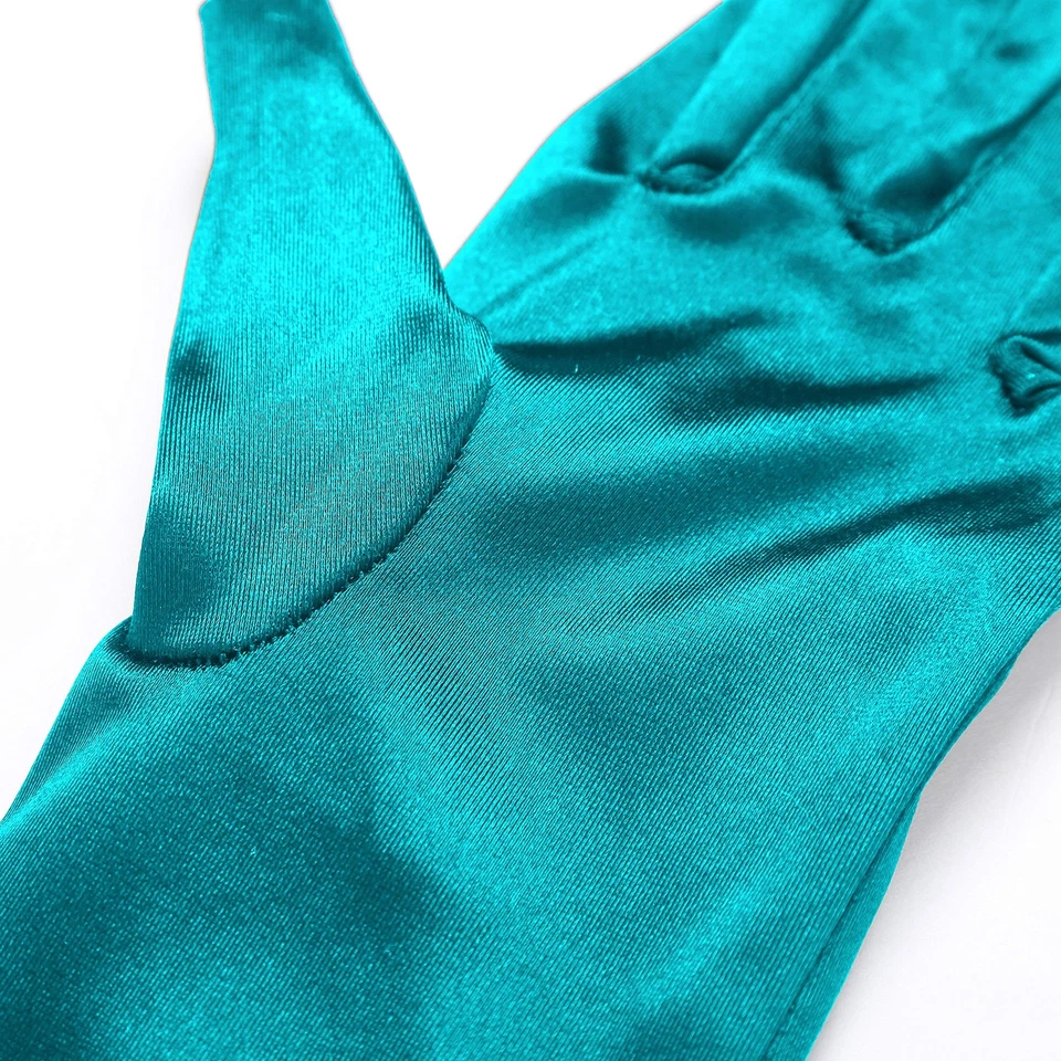 Long Opera 1920s Gants en Satin pour Femme Longueur Coude Gants de Costume de... - Photo 4/4