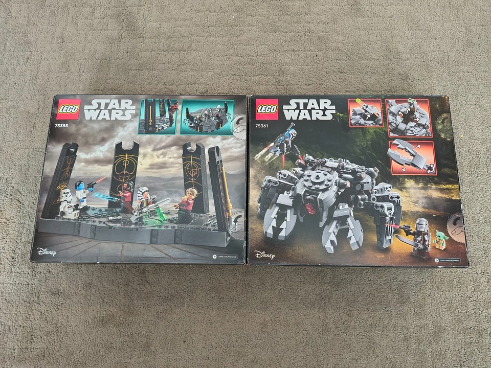 LEGO 75385 Star Wars Ahsoka Tano’s Duel on Peridea & 75361 Spider Tank - NIB - Image 2 of 2