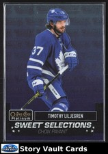 TIMOTHY LILJEGREN 2020-21 O-Pee-Chee Platinum #SS-7 NM Sweet Selections RC Maple