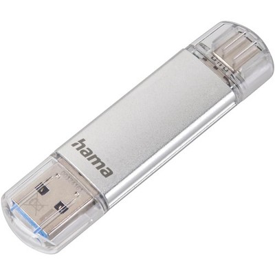 Hama 64GB Usb-Speicherstick Mit USB 3.0&USB 3.1-Type-C (2-In-1 Usb-Stick, Z.B. F