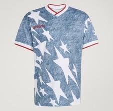 New Adidas US Soccer World Cup Jersey Retro 1994 (Denim) USMNT USA Size Large