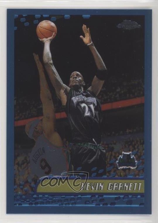2001-02 Topps Chrome Kevin Garnett #21 HOF h8k