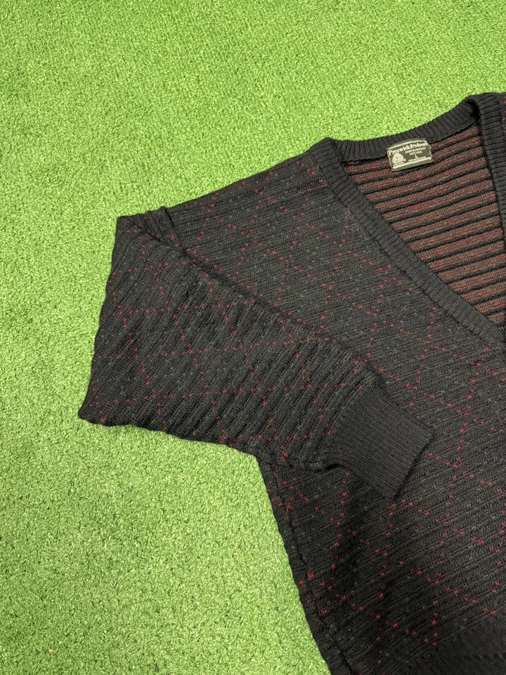 Suéter De Colección Preswick & Moore Para Hombres L (Mediano) Lana Cárdigan Cuello en V DE COLECCIÓN MARCADO Foto 4 de 4
