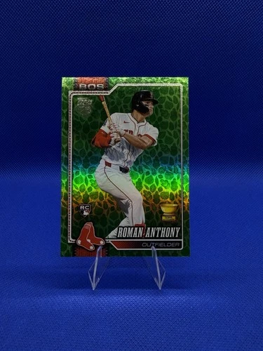 2026 Topps Series 1 Holiday Roman Anthony #189 RC Easter Green Foil - Red Sox