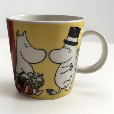 Mumin Tasse Arabia Finland Early Family Stripe Discontinued 2002-2010 unbenutzt