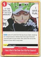 I Have a Plan to Take Down One of the Four Emperors!! OP14-019 The Azure Sea's S