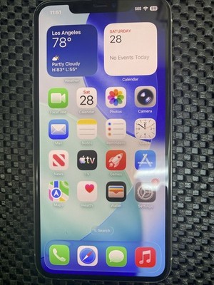 iPhone 11 Pro Max *No Face ID cracked Camera Glass For Parts Repair - L6