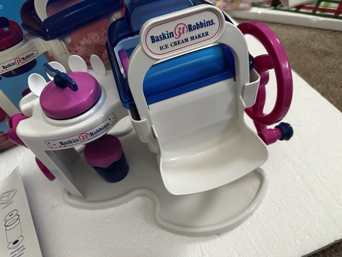 Vintage BASKIN ROBBINS Eismaschine 2001 WHAM-O nur Missi G Mix & Pappbecher - Bild 2 von 11