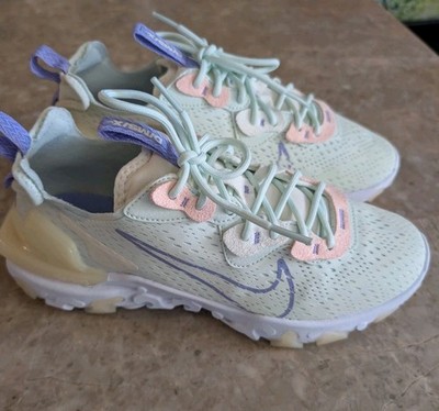Nike React Vision Element Barely Green-Purple Pulse #CI7523-301 Women's Size 9 