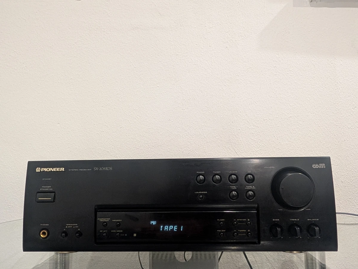 Pioneer SX-205RDS Stereo Receiver HiFi Verstärker Phono RDS +Anleitung 