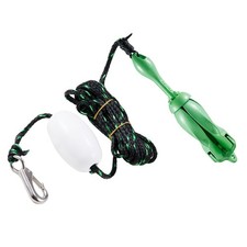 Folding 3.5lb Kayak Anchor Kit with 8m Double-Braided Rope Buoy Snap Hook Bag