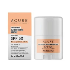 Sunscreen Invisible Stick SPF 50 0.5 Oz  by Acure