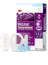 3M PICC/CVC Securement Device + Tegaderm I.V. Advanced Dressing 1837-2100 20/BX