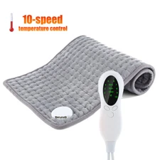 Electric Heating Pad 10 Heat Settings Back Pain Leg Cramps Relief Warmer 24"