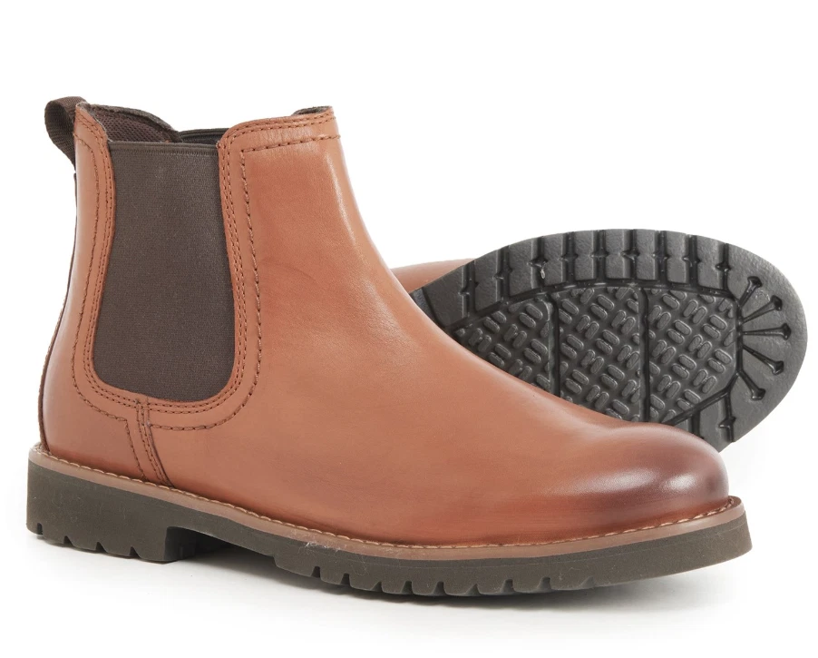 Rockport Mitchell Mens Chelsea Boots Brown Size UK 9 US 9.5 REFSSS46