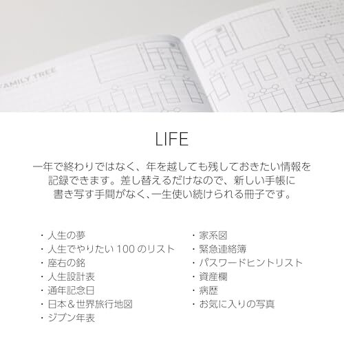Jibun Notebook Mini First Kit 2025 B6 Slim with Limited Sticker Salmon Pink - Picture 7 of 9