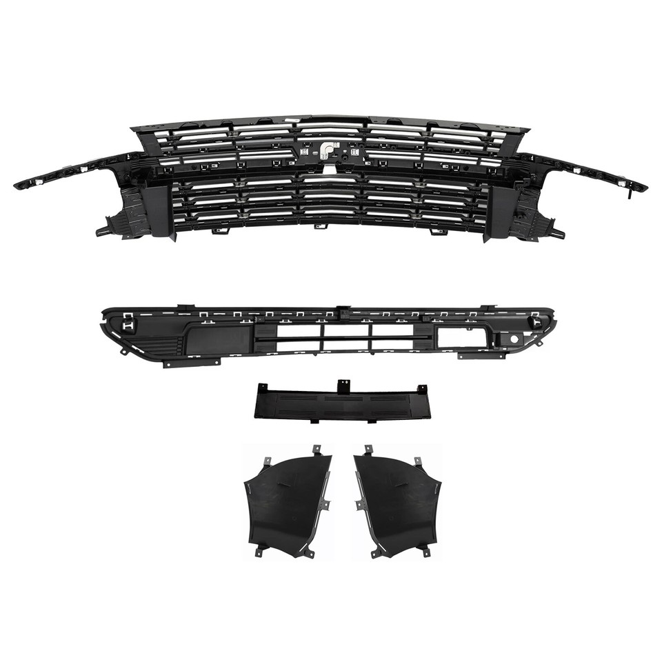 For Chevy Tahoe-Z71 2021-2024 Front Bumper Cover Grill Assembly