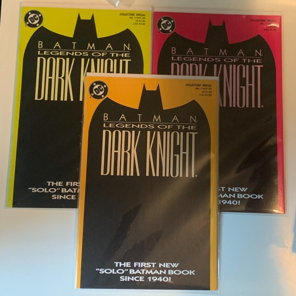 BATMAN LEGENDS OF THE DARK KNIGHT #1 NM COVER A - HOT PINK & ORANGE VARIANTS
