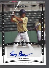 2014 Leaf Perfect Game Showcase Autographs #A-TB3 Troy Bacon